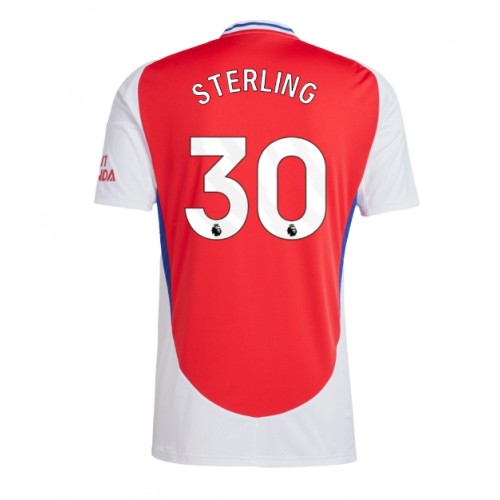 Fotbalové Dres Arsenal Raheem Sterling #30 Domácí 2024-25 Krátký Rukáv